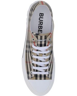Burberry Sneakers Tnr Jacke Upper: Cotton Sneakers - White