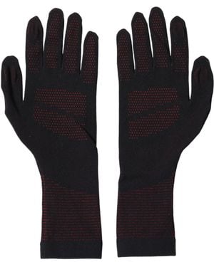 Dolce & Gabbana Dg Logo Cotton Hands Mitten Gloves Co+03 - Black