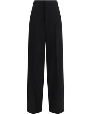 Balenciaga Tuxedo Trousers Cotton - Black