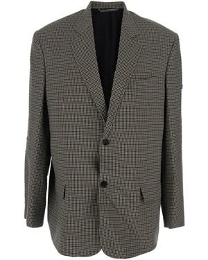Balenciaga Jacket, Lyocell Blazers - Gray