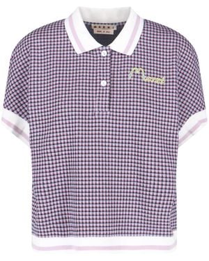 Marni T-Shirts And Polos Viscose - Purple
