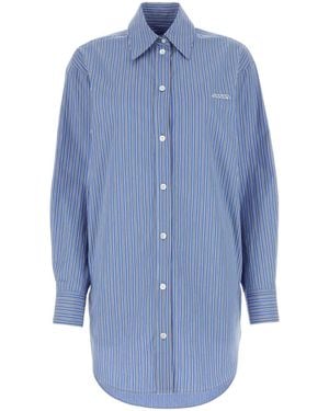 Tシャツ・カットソー Isabel Marant Embroidered poplin Cylvany shirt Isabel Marant Embroidered Poplin Cylvany Shirt in Blue | Lyst
