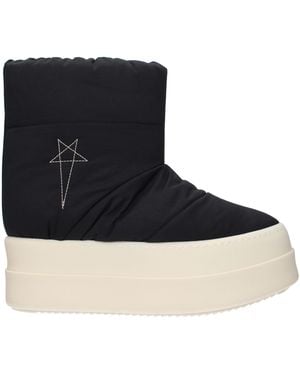 Rick Owens Padded Bozo Tractor Platform Boot - Blue