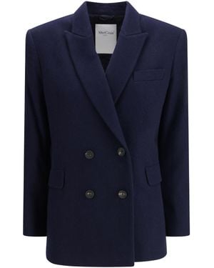 Aftercoat Double-Breasted Blazer Blazers & Vests - Blue
