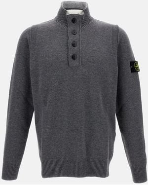 Stone Island Knitwear 540A3 - Gray