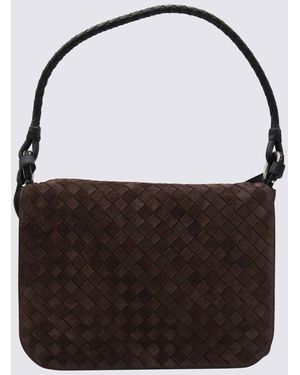 Bottega Veneta Leather Swing Bag - Black