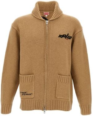 KENZO X Futura 2000 Cardigan - Brown