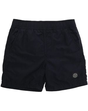 Stone Island Shorts With Side Pockets Polyamide - Blue