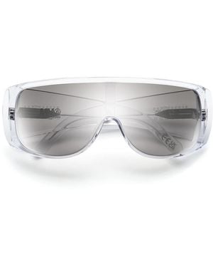 Retrosuperfuture X Maison Margiela Mm6 Mask P55 Trasperente Sunglasses - Gray