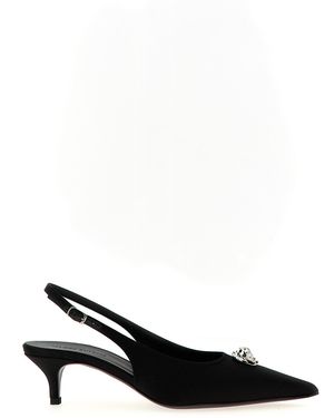 Magda Butrym Rosetta Slingback - Black