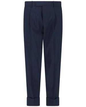 Cruna Tailored Trousers - Blue