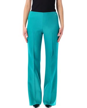 Fendi Wool Flared Trousers - Blue