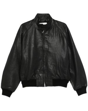 Studio Nicholson Zip-Up Bomber Jacket - Black
