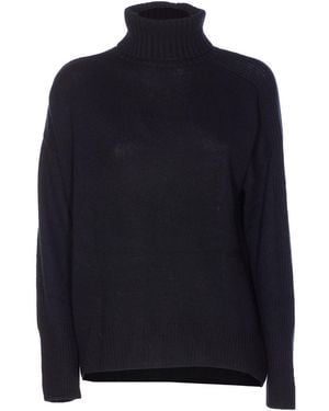 Allude Turtleneck Sweater - Blue