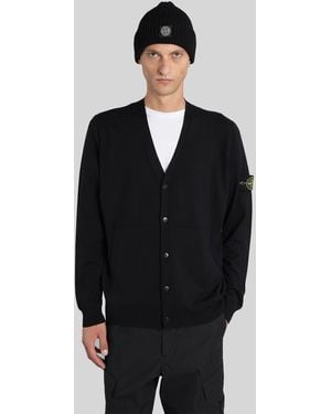 Stone Island Cardigan - Black