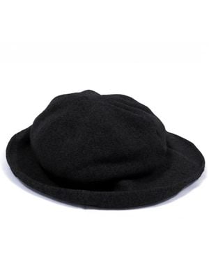 Kangra Wool And Cashmere Bucket Hat - Black