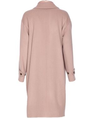 Herno Coats Virgin Wool - Pink