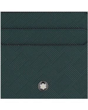 Montblanc 6 Compartments Card Case Leather Accessory - Green