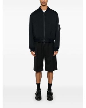 Jil Sander Padded Bomber Jacket - Black