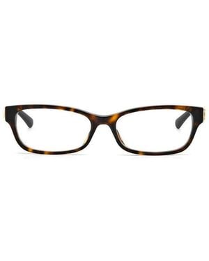 Jimmy Choo Eyeglasses Rectangle Full Rim, Frame And Clear Demo Lenses Lens Jc271008600 - Brown