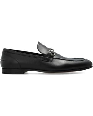 Gucci Leather Loafers - Black