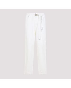 MASTERMIND WORLD Regular Fit Belted Easy Trousers - White