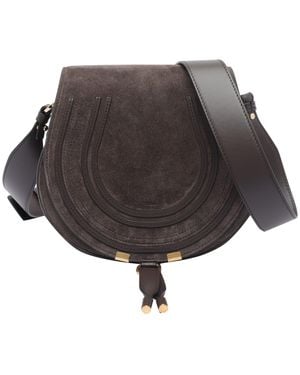 Chloé Marcie Crossbody Bag - Brown