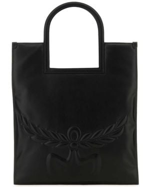 MCM Mcm Nappa Leather Shoulder Bag - Black