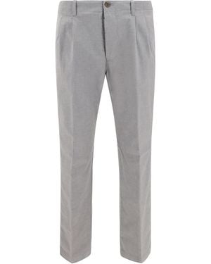 Germano Zama Cotton Trousers - Grey