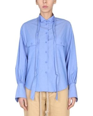 Jejia Poplin Shirt Cotton - Blue