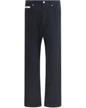 Moschino Cotton Trousers - Blue