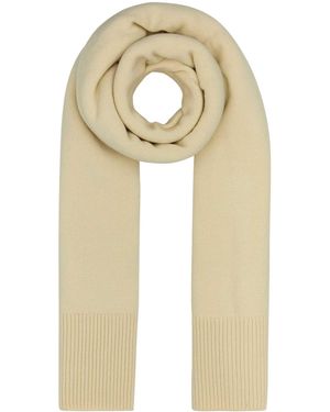 Camilla & Marc Ivory Wool Blend Ash Scarf - Natural
