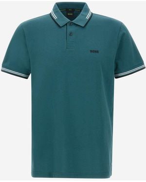 BOSS Polo Shirt Cotton - Green