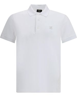Fendi Cotton Polo Shirts - White