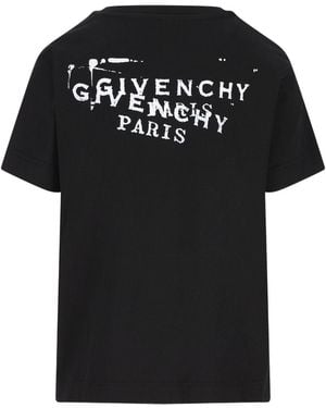 Givenchy "Fitted" Crew-Neck T-Shirt - Black