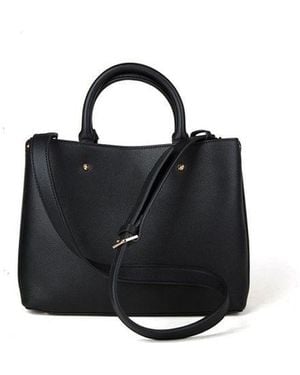 Guess Satchel Bag Polyurethane Satchel-Bags - Black
