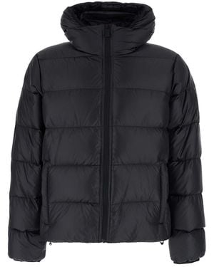 Aspesi Puffer Jacket Tech Fabric Polyester Padded & Down - Black