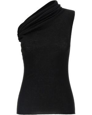 Rick Owens Athena Knit Top - Black