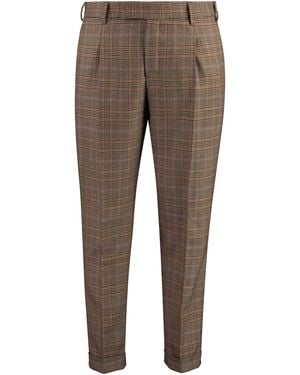 PT Torino Virgin Wool Pants - Brown