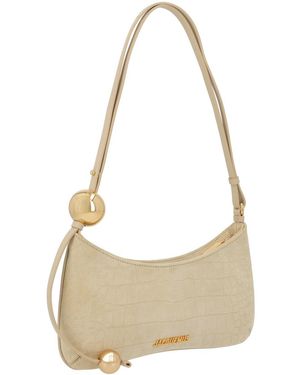 Jacquemus Shoulder Bag Bisou Perle Cotton - Metallic