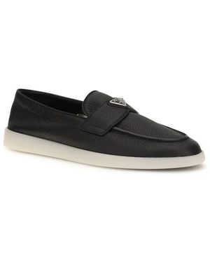 Prada Calf Leather Loafers in Black for Men | Lyst display picture 2