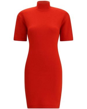 Jacquemus Knitted Dress - Red