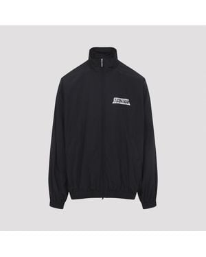 Balenciaga Medium Fit Cotton Jacket - Black