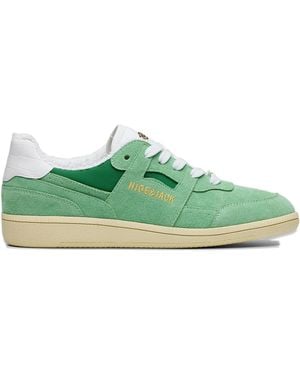 HIDE & JACK Low Top Sneakers Monocolored Haury Suede Shaggy Calzature - Green