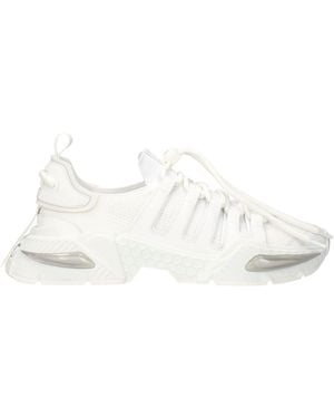 Dolce & Gabbana Fabric Athletic Trainers - White