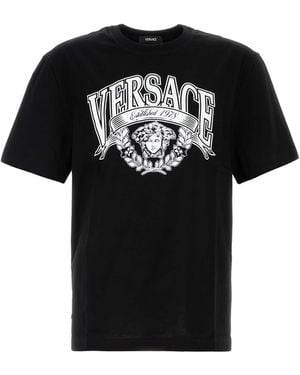 Versace Cotton T-Shirt - Black