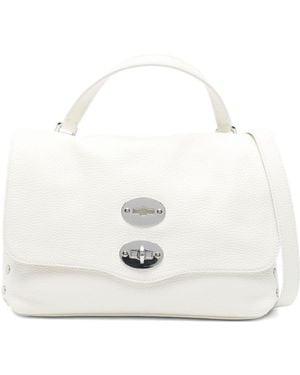 Zanellato Postina Daily Small Leather Handbag - White