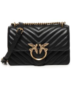 Pinko Love Bag Small Crossbody Bag - Black