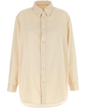 Lemaire Cotton Canvas Shirt - Natural
