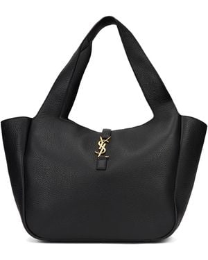 Saint Laurent Tote Bag The 5 À 7 Bea Calfskin - Black